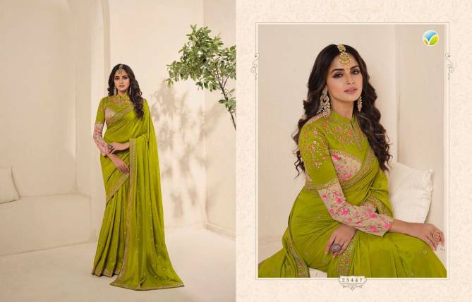 Vinay Sheesha Hotstar 7 Wholesale Wedding Wear Silk Saree 